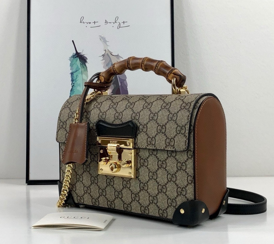 Padlock Bamboo Shoulder Bag (Pre-Order)