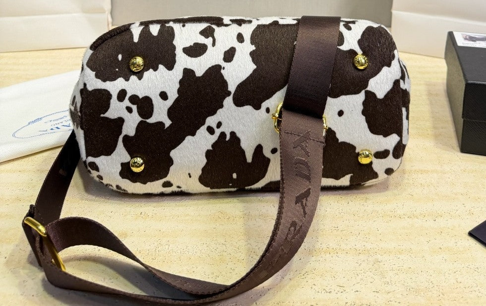 Bonnie Printed Calf Hair Handbag