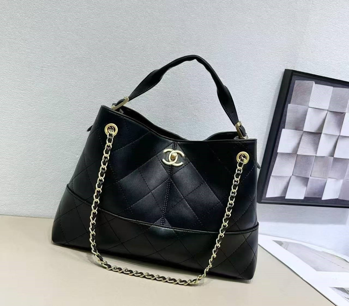 Quilted Hobo Bag