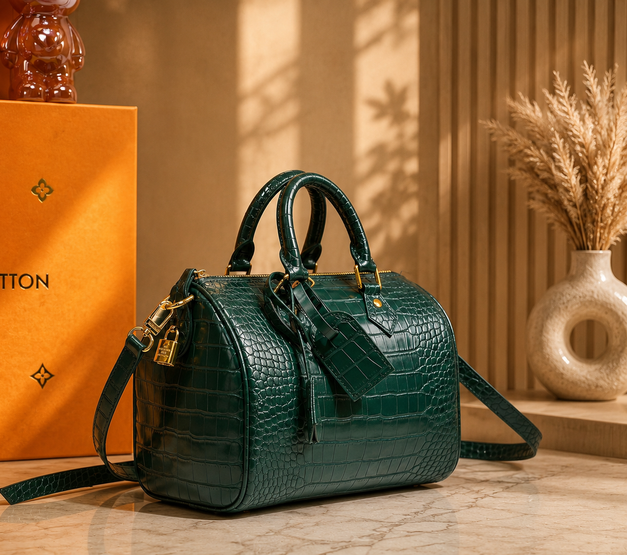 Speedy 30 Crocodile Leather Crossbody (Pre-Order)