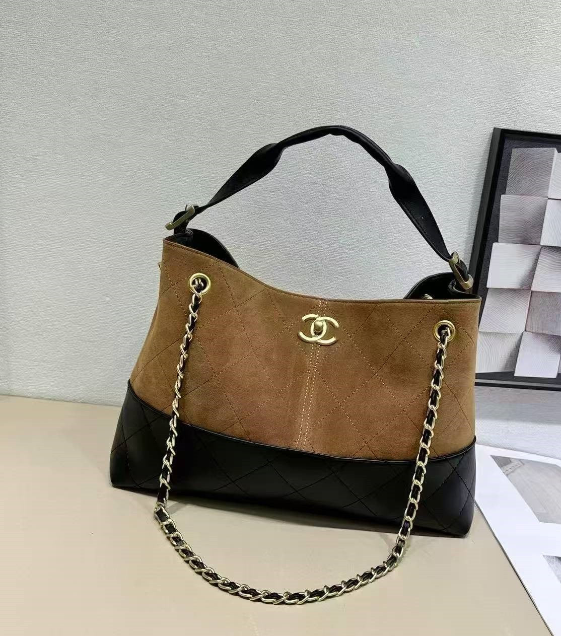 Quilted Hobo Bag