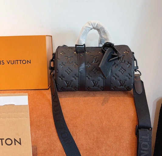 Monogram Embossed Pillow Bag (Pre-Order)