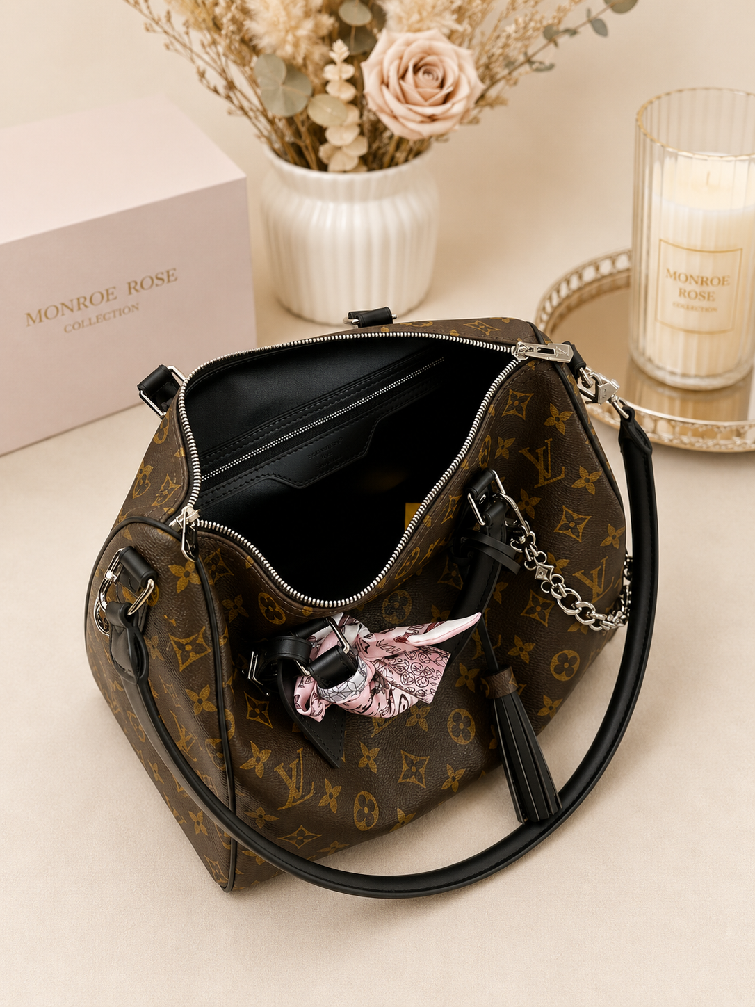 SS 30 Dark Monogram Crossbody (Pre-Order)