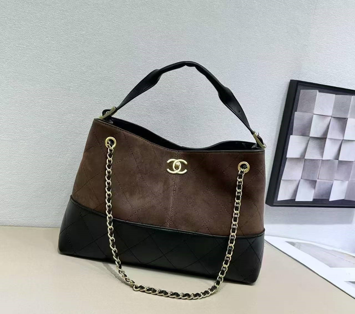 Quilted Hobo Bag