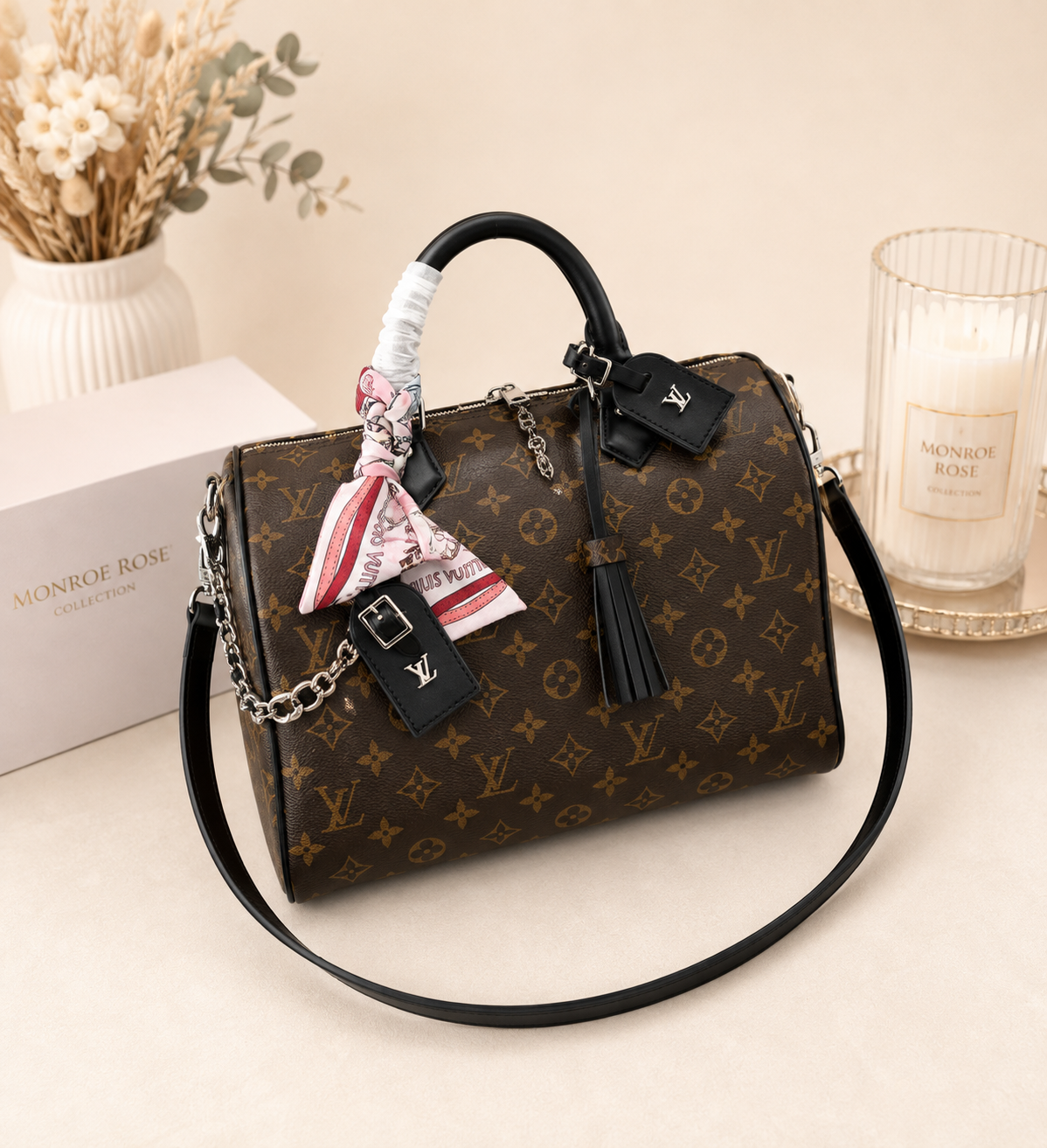 SS 30 Dark Monogram Crossbody (Pre-Order)