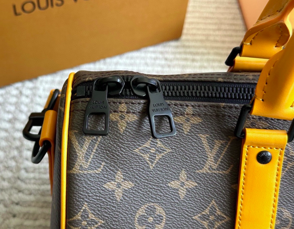 Monogram Gold Trim Duffel Bag