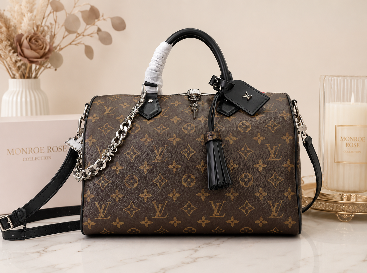 SS 30 Dark Monogram Crossbody (Pre-Order)