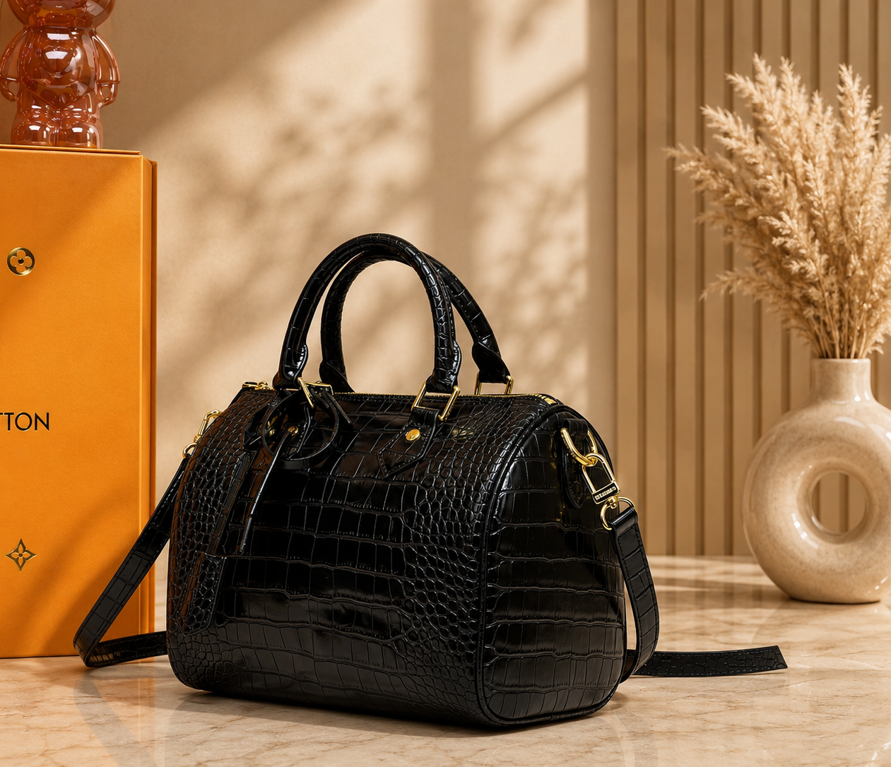 Speedy 30 Crocodile Leather Crossbody (Pre-Order)