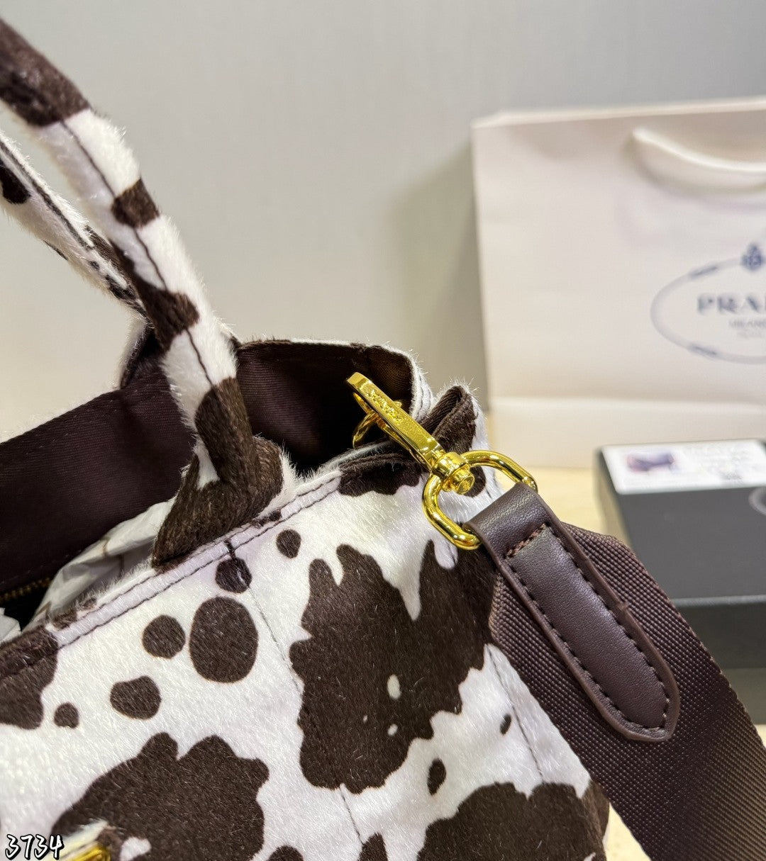 Bonnie Printed Calf Hair Handbag