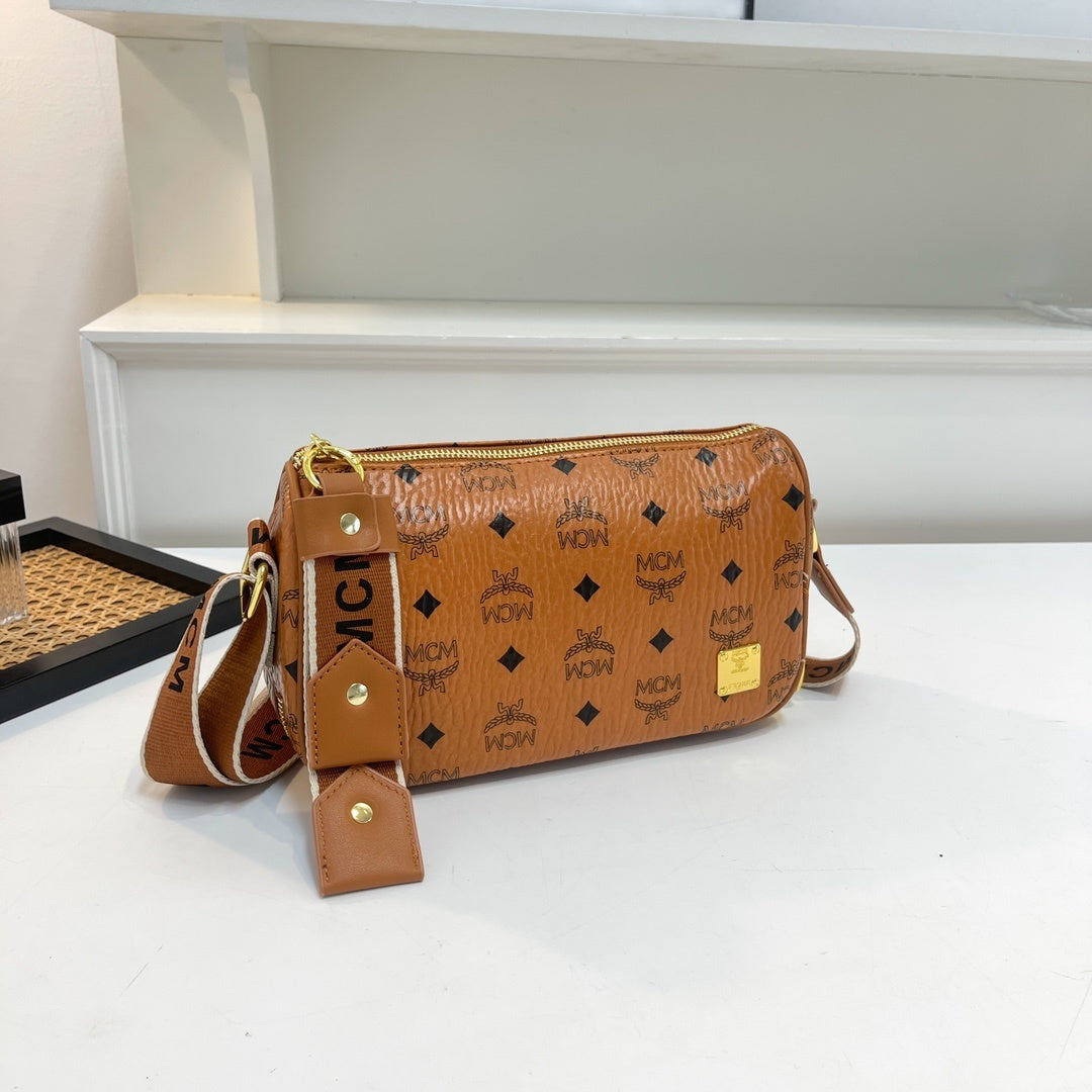 Monogram Barrel Crossbody (Pre-Order)