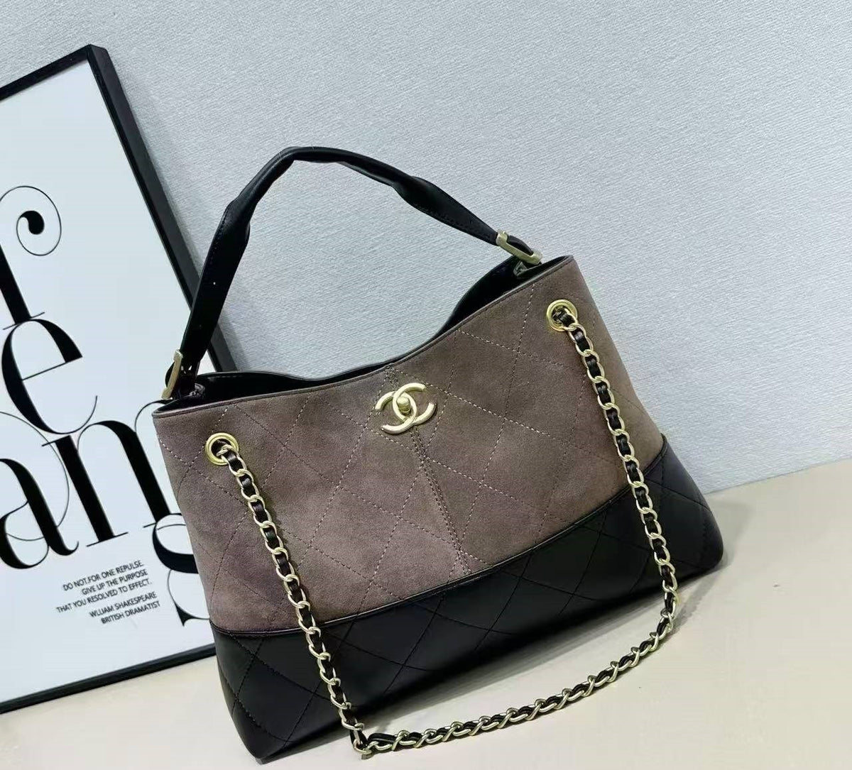 Quilted Hobo Bag