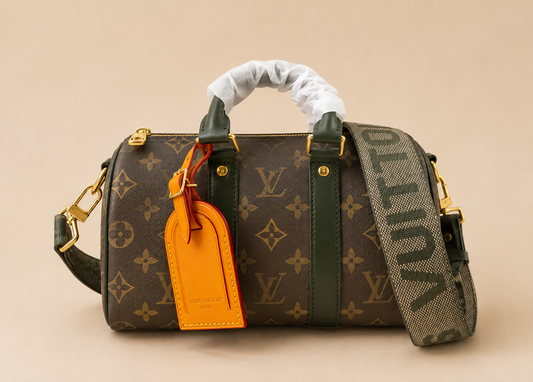 Monogram Army Green/Khaki Pillow Bag