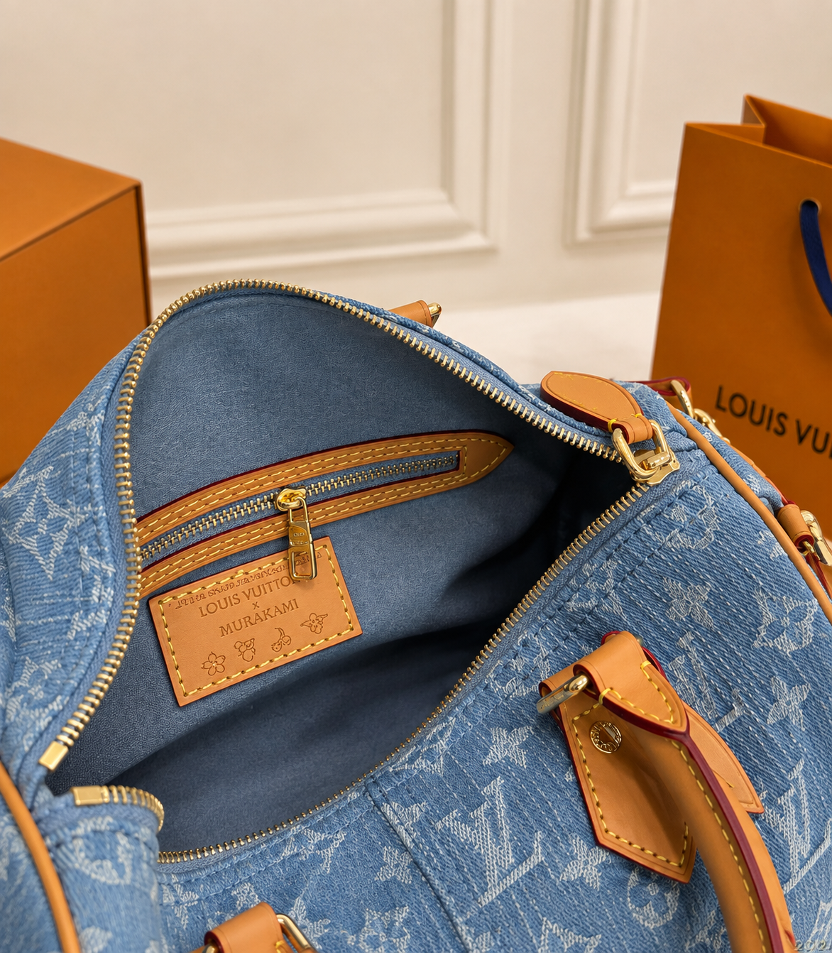 Monogram Denim Pillow Bag (Pre-Order)